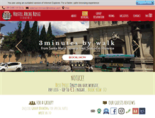 Tablet Screenshot of hostelarchirossi.com